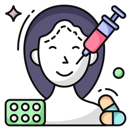 Facial Injection  Icon