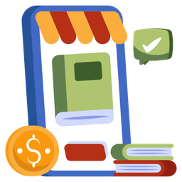 Buy Online Book  Icon