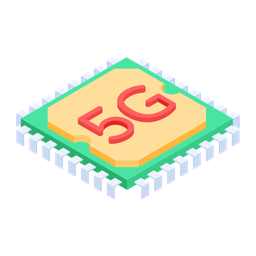 5 G Chip  Icon