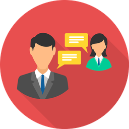 Business conversation  Icon