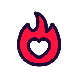 Burning Love Icon  Icon