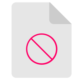 Cancel file  Icon