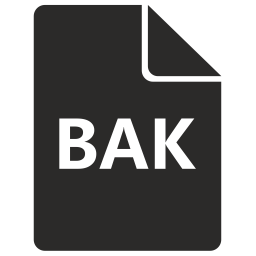 Bak file  Icon