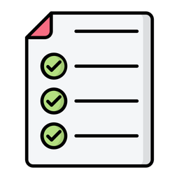 Checklist  Icon