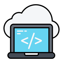 Cloud coding  Icon