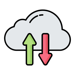 Cloud data-  Icon