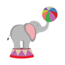 Circus elephant  Icon