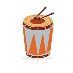 Colorfull drum  Icon