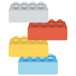 Blocks Building Bricks Icon