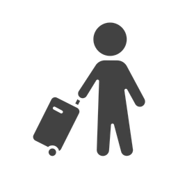 Carrying Luggage  Icon