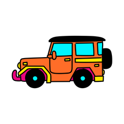 4 X 4 Vehicle  Icon