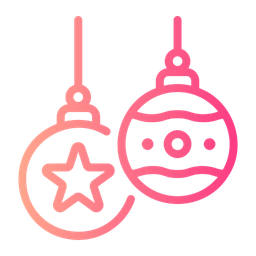 Christmas balls  Icon