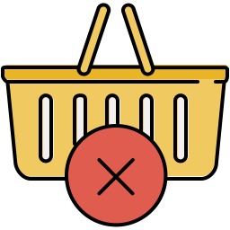 Cancel basket  Icon