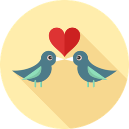 Love birds  Icon