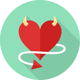 Halloween heart  Icon