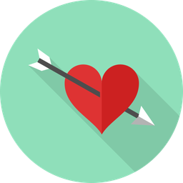 Heart arrow  Icon