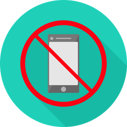 No mobile use  Icon