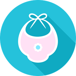 Baby apron  Icon