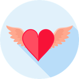 Flying heart  Icon