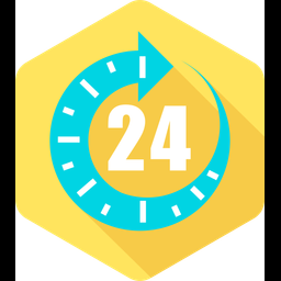 24 hrs support  Icon