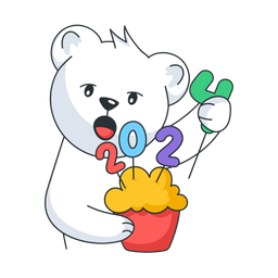 Bear Cupcake  Icon