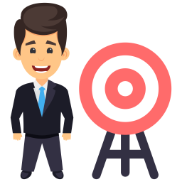 Business Aim  Icon