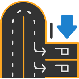 Car Turnaround Area  Icon