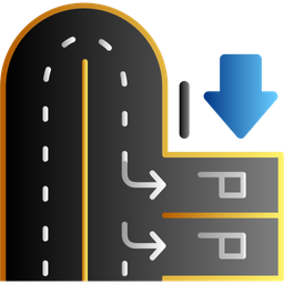 Car Turnaround Area  Icon