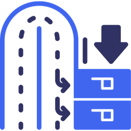 Car Turnaround Area  Icon