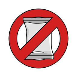 No plastic bag  Icon