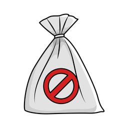 No plastic bag  Icon