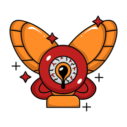 Eye with wings  Icon