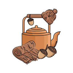 Autumn teapot  Icon