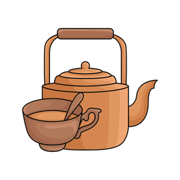 Autumn teapot  Icon