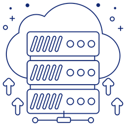 Base de datos en la nube  Icono