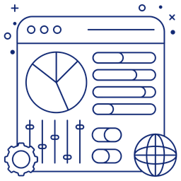 Tabla de datos en línea  Icono