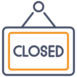 Closed sign  Icon