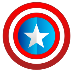 Kapitän Amerika Schild  Symbol