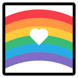 Flag of rainbow pride  Icon