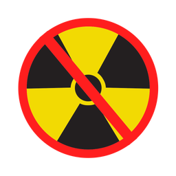 No radiation symbol  Icon