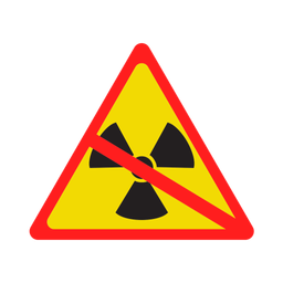 No radiation symbol  Icon