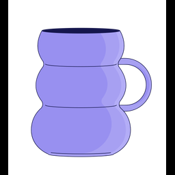 Nordic Ceramic Mug Handgrip Cup Nordic Mug Icon