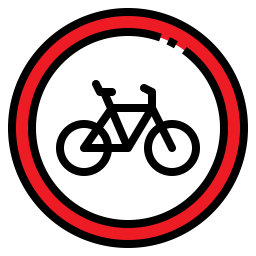 Bike Sign  Icon