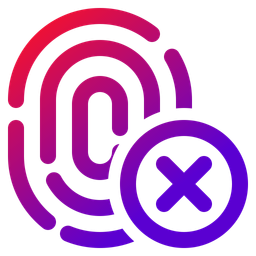 Biometric recognition  Icon