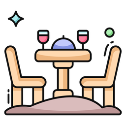 Cafe Table  Icon