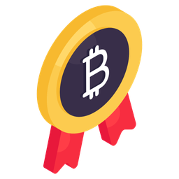 Distintivo de bitcoin  Ícone