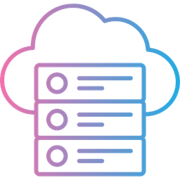 Banco de dados em nuvem  Ícone