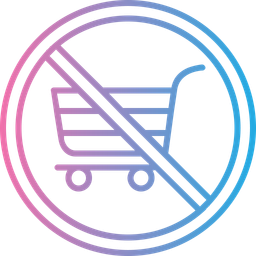 Ban Shopping Cart  Icon