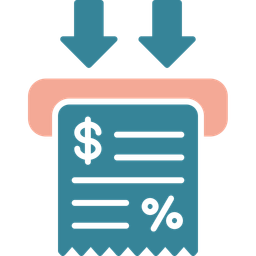 Bitcoin Invoice  Icon