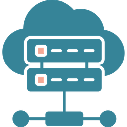 Cloud Database  Icon